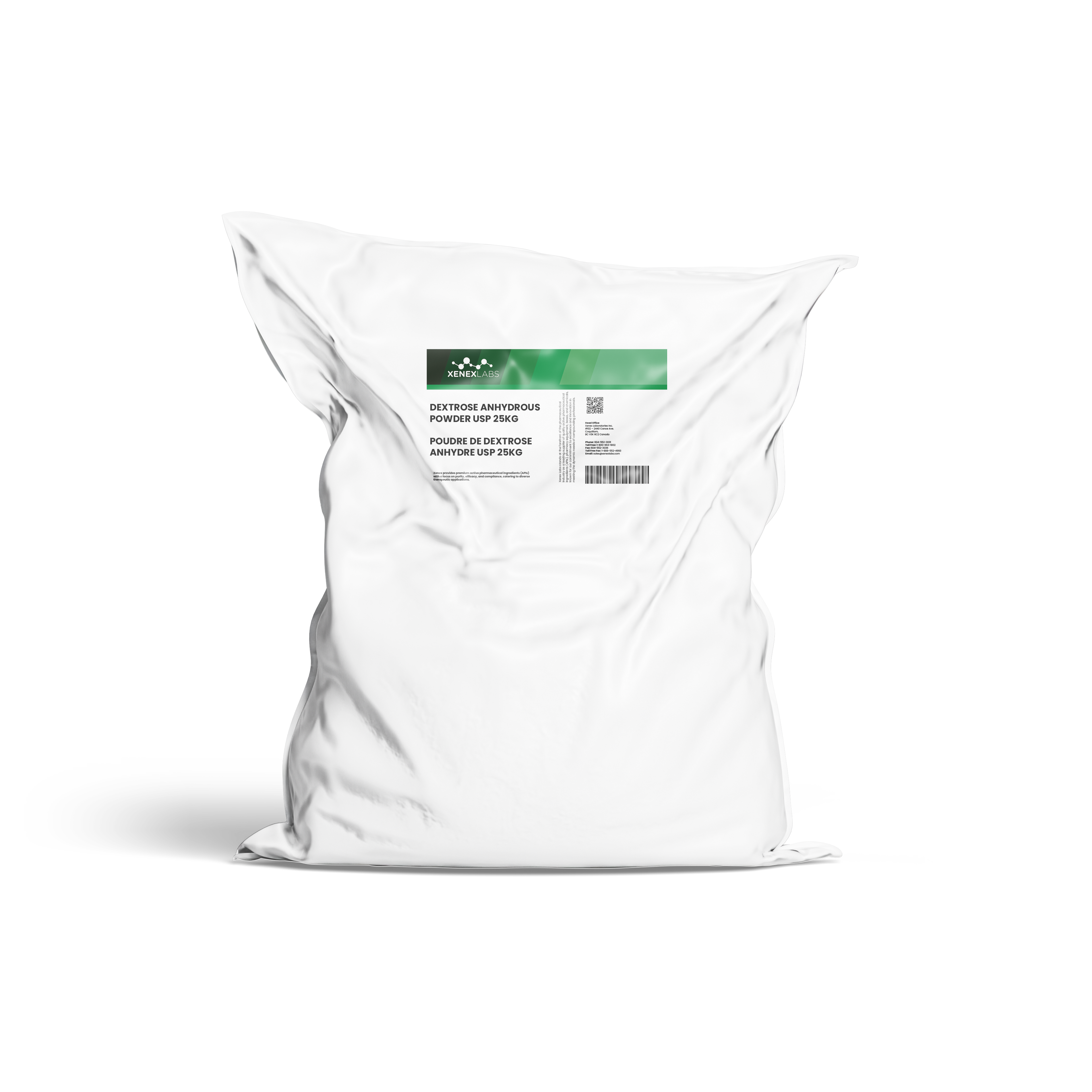 DEXTROSE ANHYDROUS POWDER USP 25KG