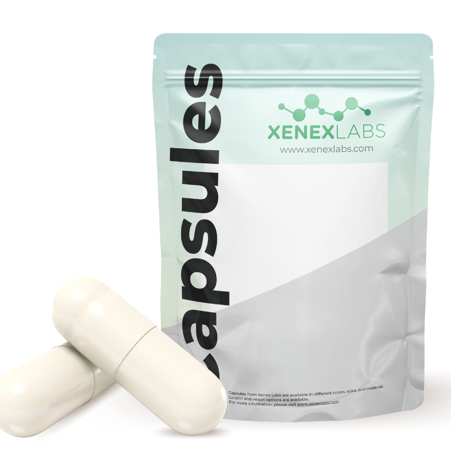 CAPSULES EMPTY GELATIN #000 WHITE/WHITE