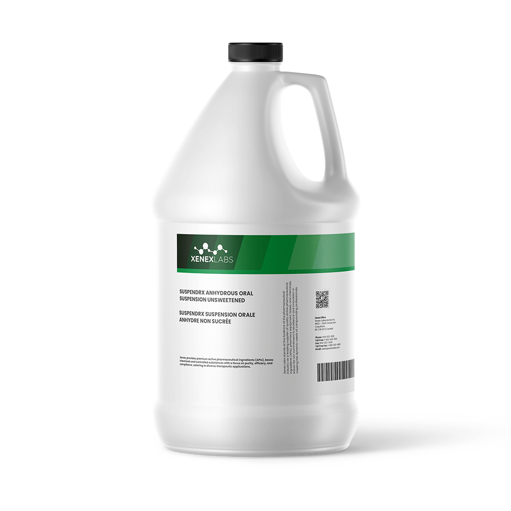 SUSPENDRX ™ ANHYDROUS ORAL SUSPENSION UNSWEETENED