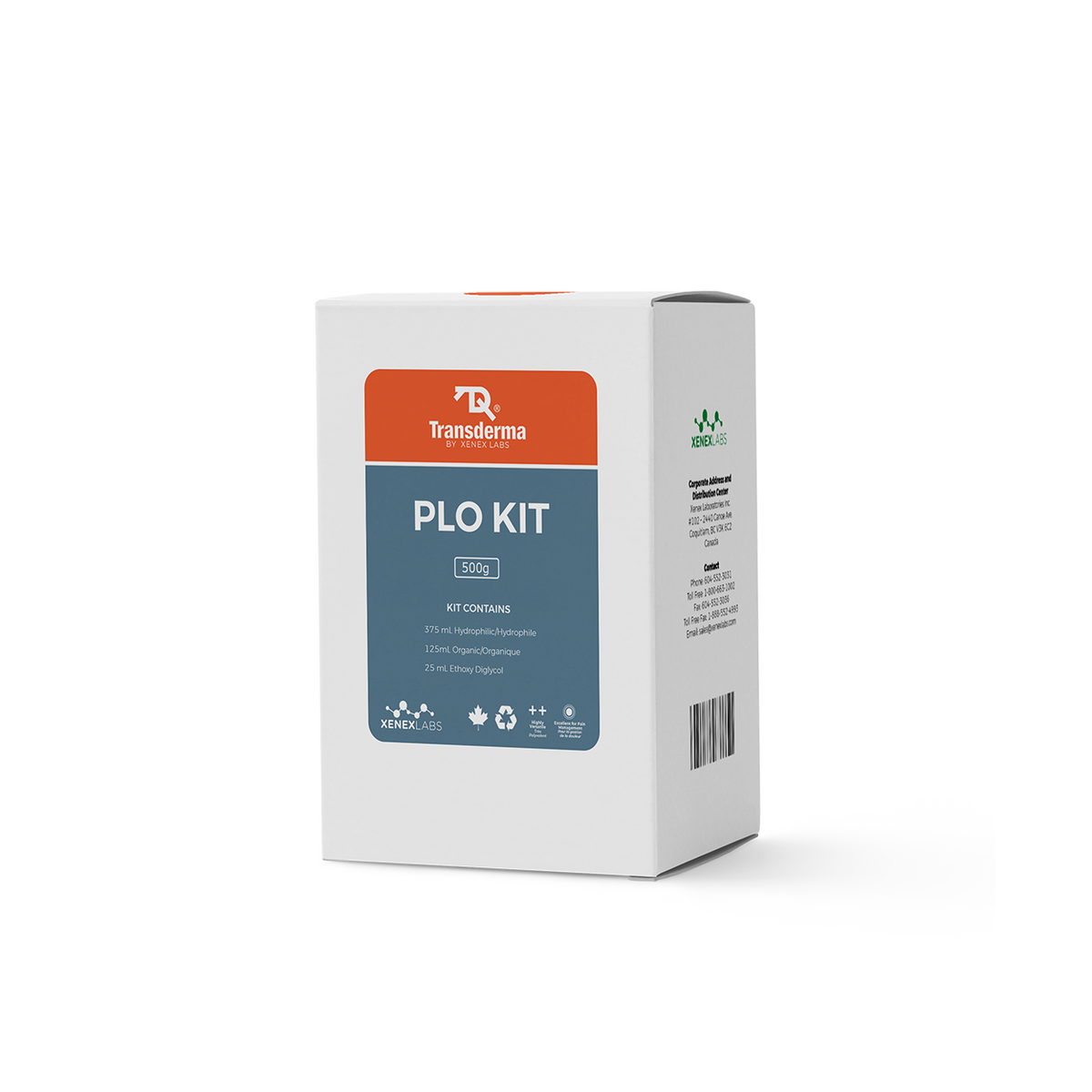 TRANSDERMA PLO GEL KIT 500G
