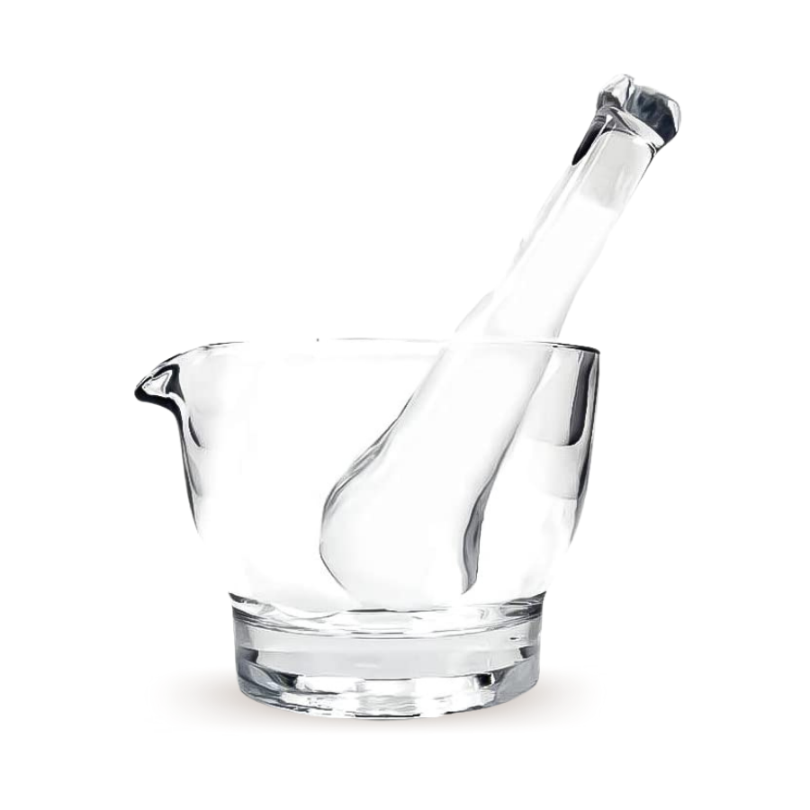 *SO MORTAR & PESTLE GLASS 16OZ