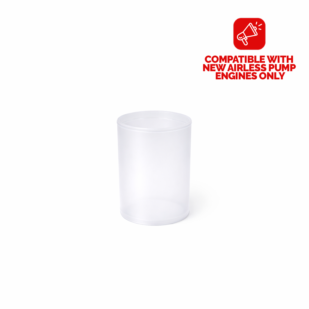 NEW AIRLESS PUMP BOTTLE 50ML FROSTED