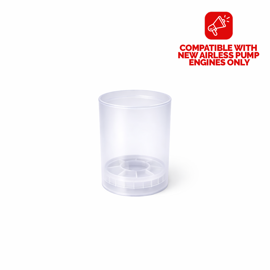 NEW AIRLESS PUMP BOTTLE 50ML TRANSPARENT