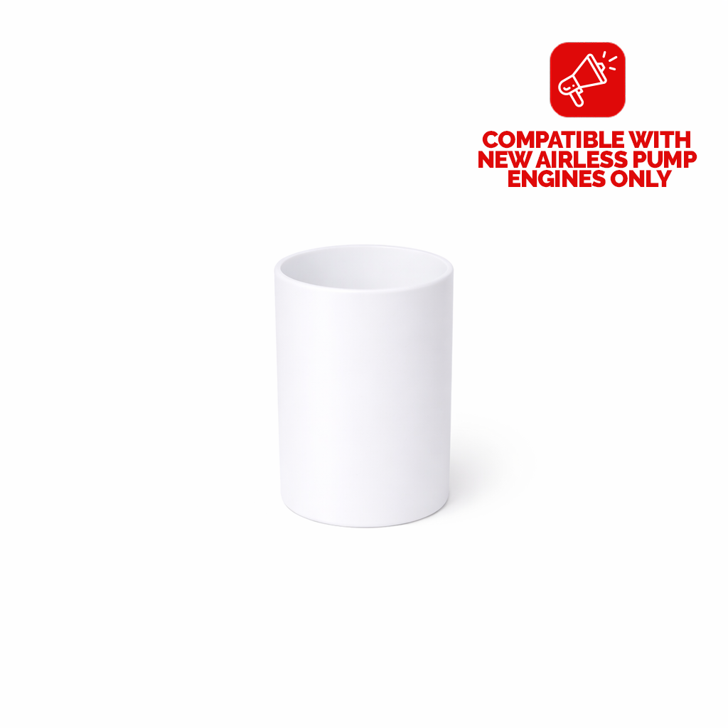NEW AIRLESS PUMP BOTTLE 50ML WHITE