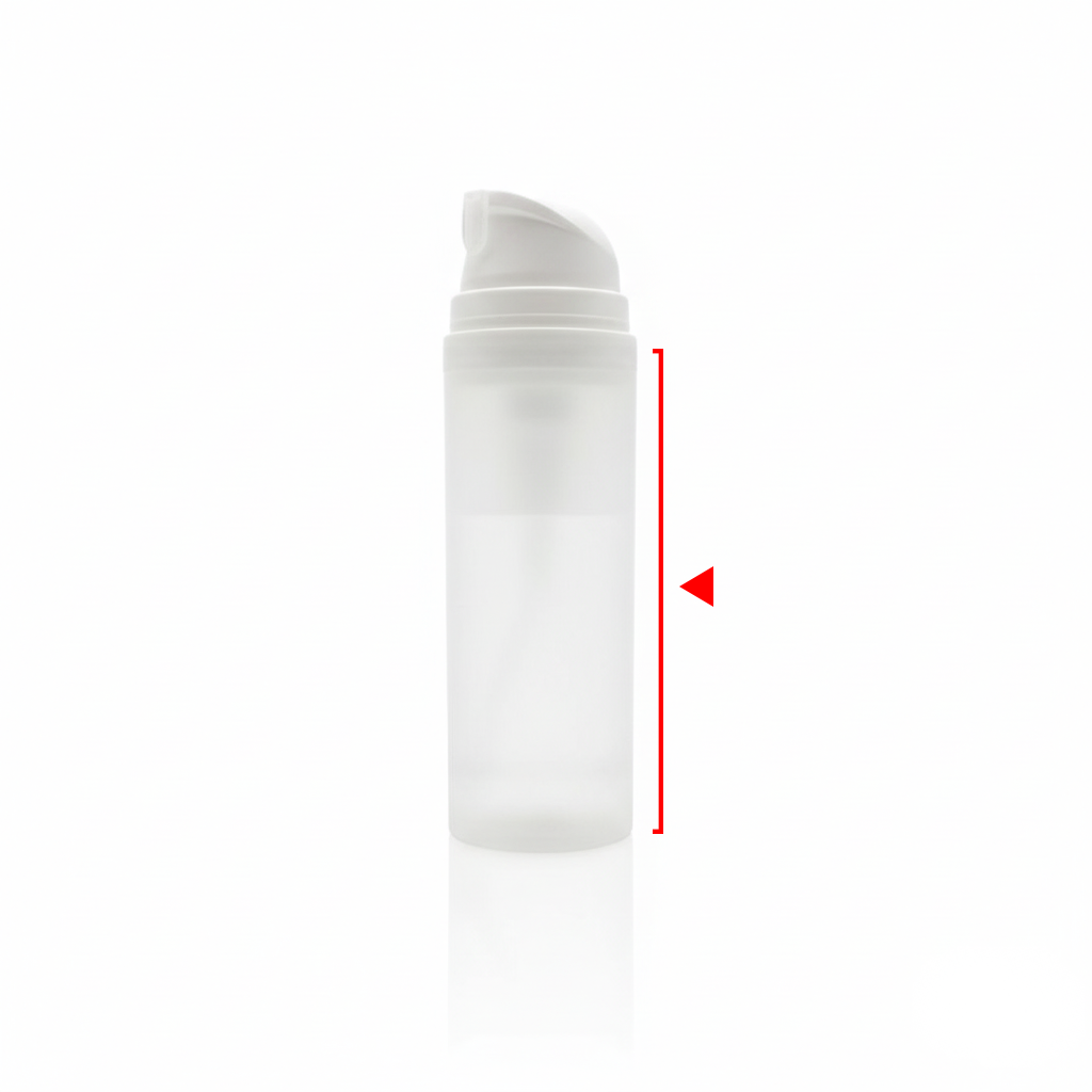 NEW AIRLESS PUMP BOTTLE 150ML TRANSPARENT