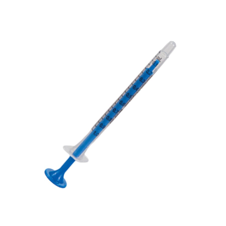 DISPENSING SYRINGE 1ML ORAL-TOPICAL CLEAR EACH COMAR