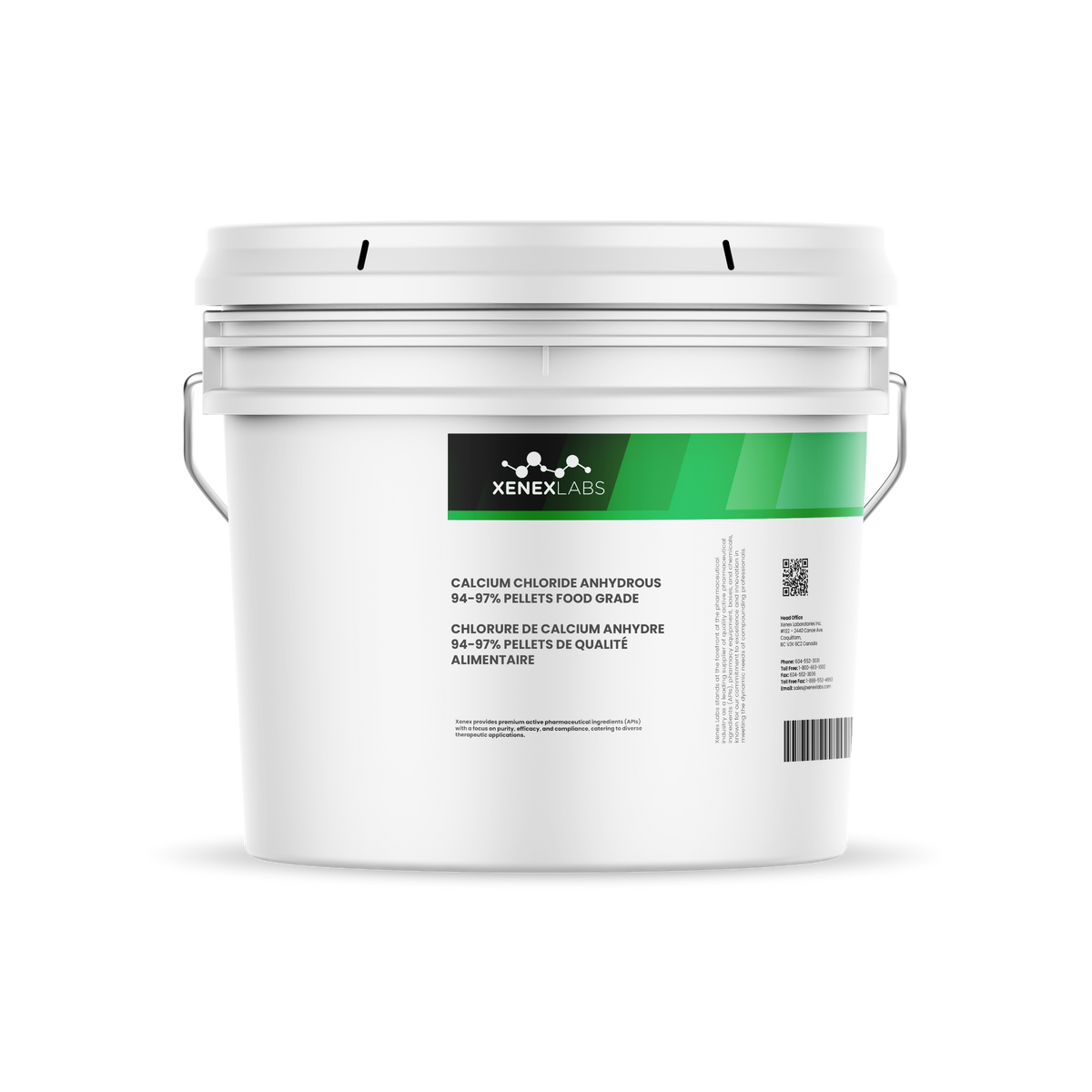 CALCIUM CHLORIDE ANHYDROUS 94-97% PELLETS FOOD GRADE