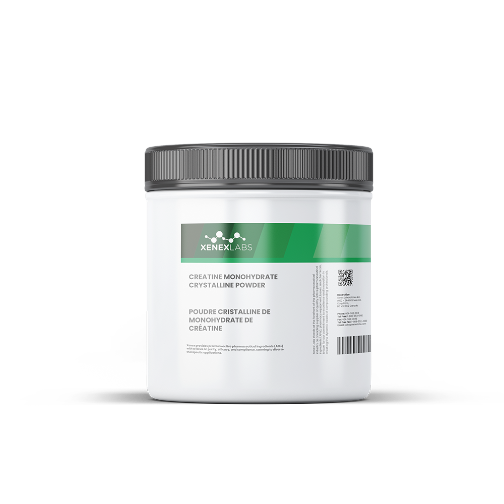 CREATINE MONOHYDRATE CRYSTALLINE POWDER.