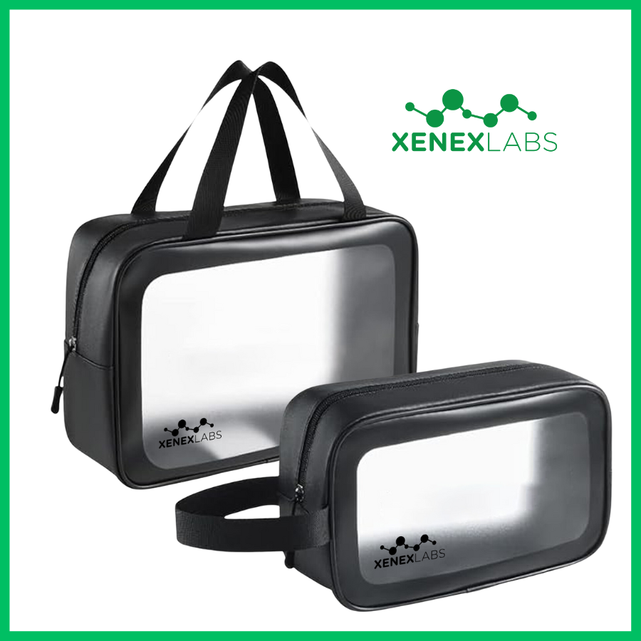 REWARD - XENEX LABS TRAVEL TOILETRY BAGS 2PK (VALUE $20)