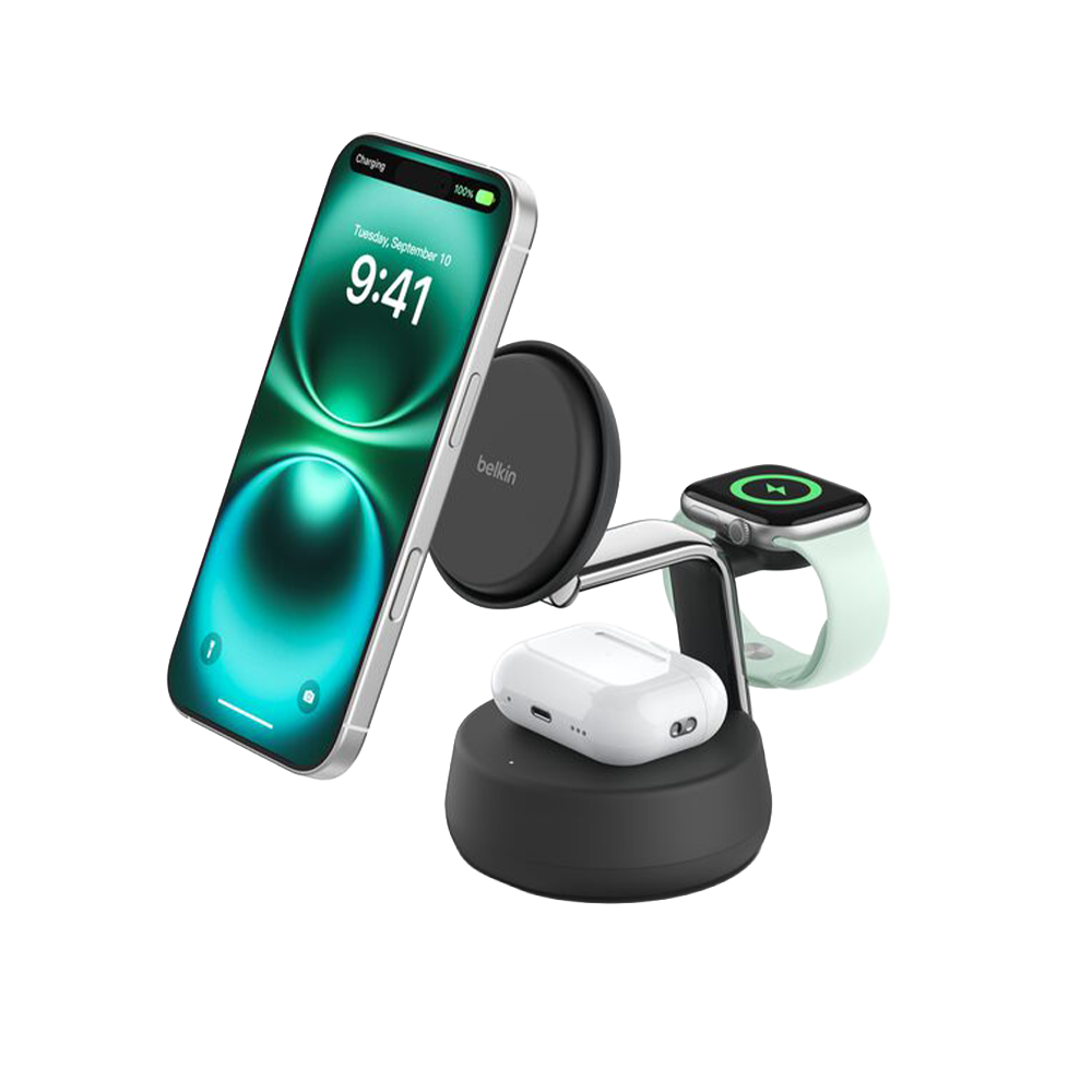 REWARD - BELKIN 3 IN 1 MAGNETIC WIRELESS CHARGING DOCK 15W (VALUE $180)