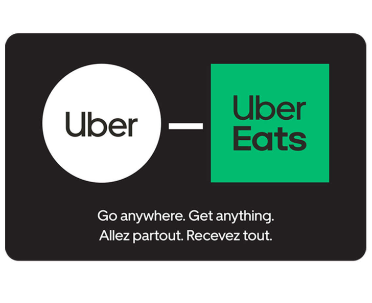 REWARD - UBER GIFT CARD $50 (VALUE $50)