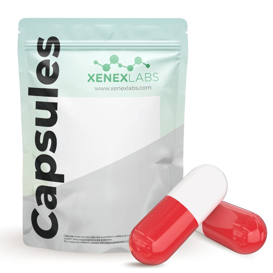 CAPSULES EMPTY GELATIN #000 RED/WHITE