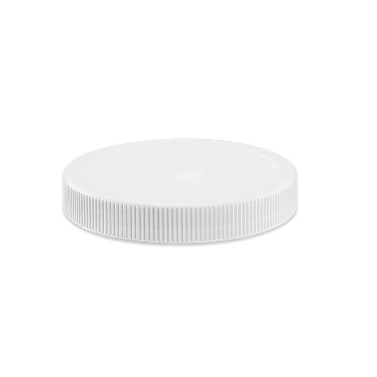 CAP 89-400 PP PS MATTE WHITE FINE RIBBED