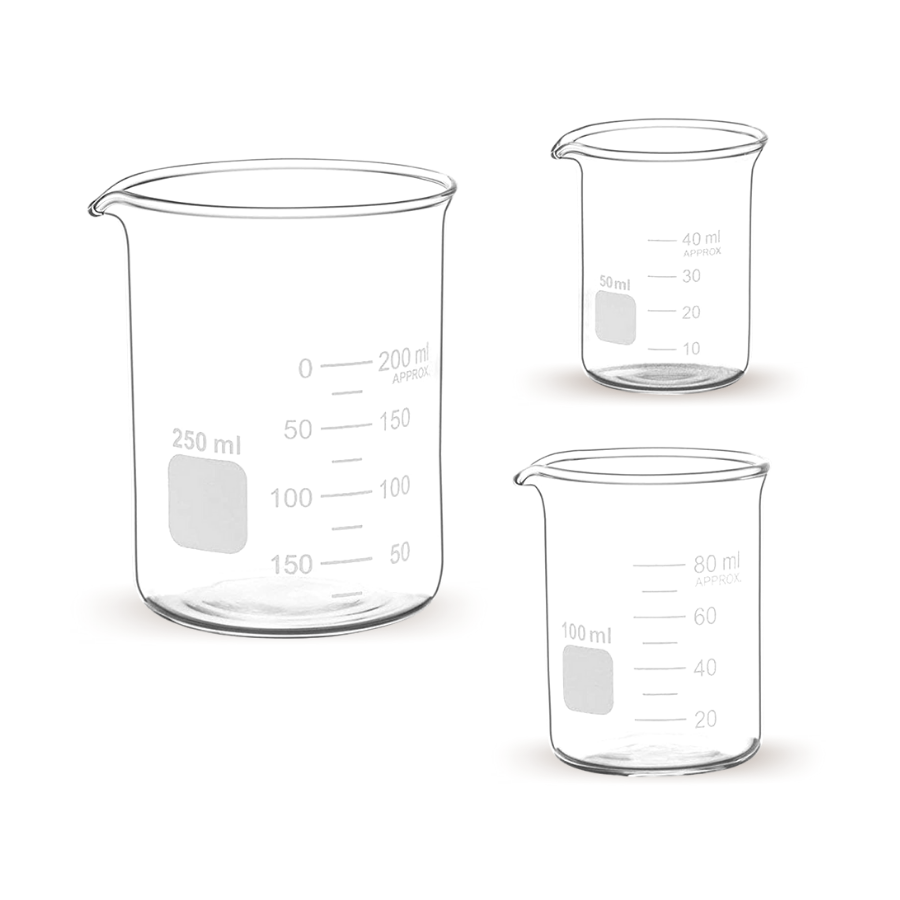 BEAKER 250ML GLASS GRADUATED