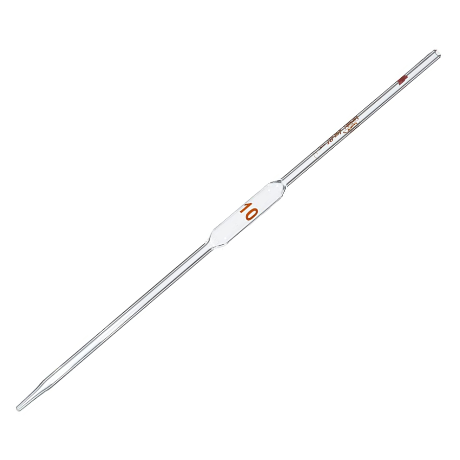 PIPETTE 10ML GLASS BULB TYPE