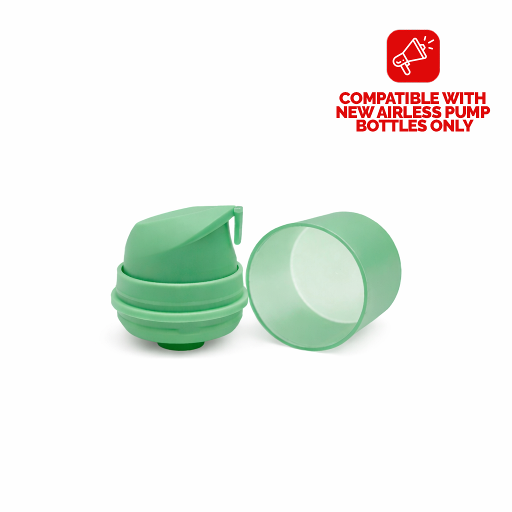 NEW AIRLESS PUMP METERED DOSAGE ENGINE 1ML GREEN