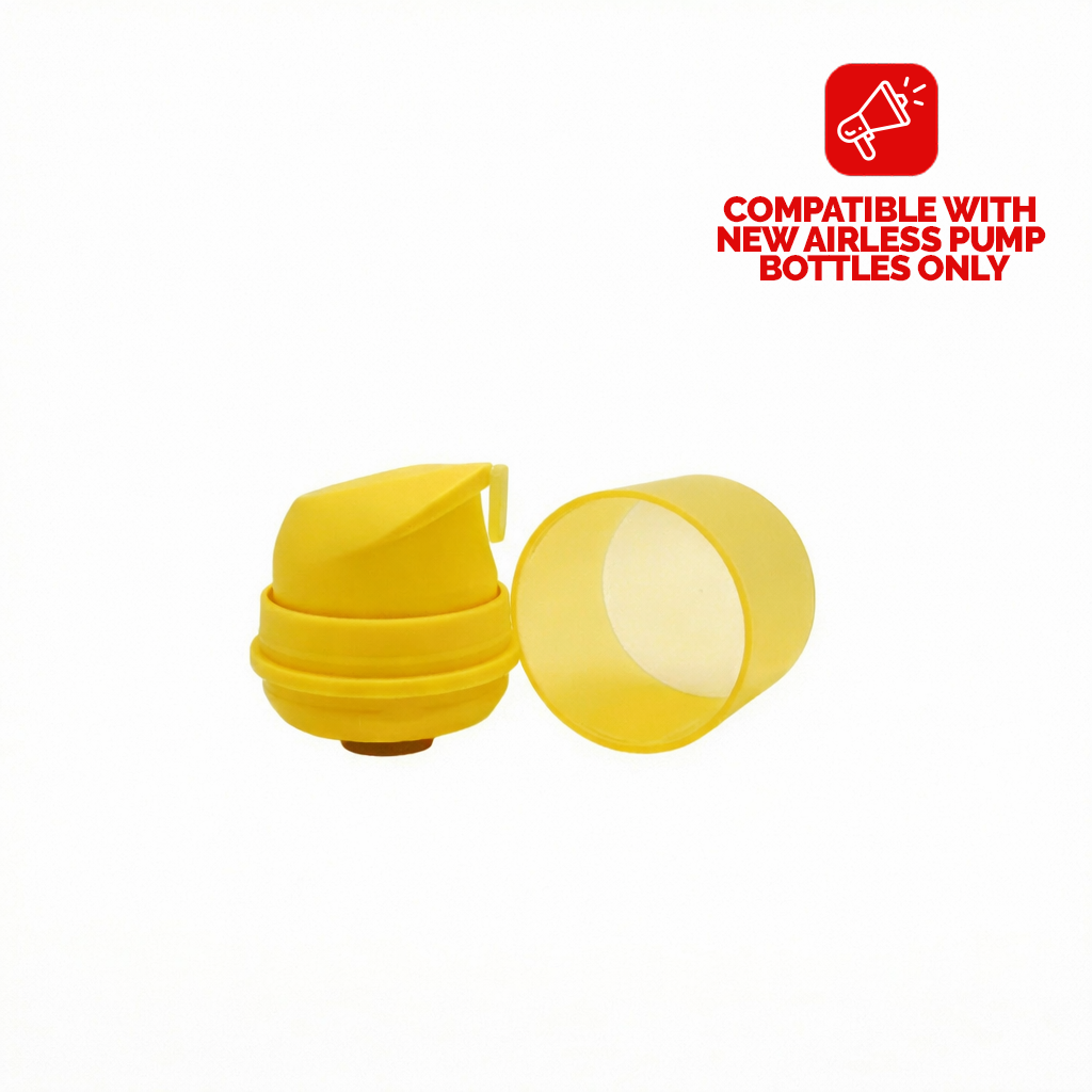 NEW AIRLESS PUMP METERED DOSAGE ENGINE 1ML YELLOW