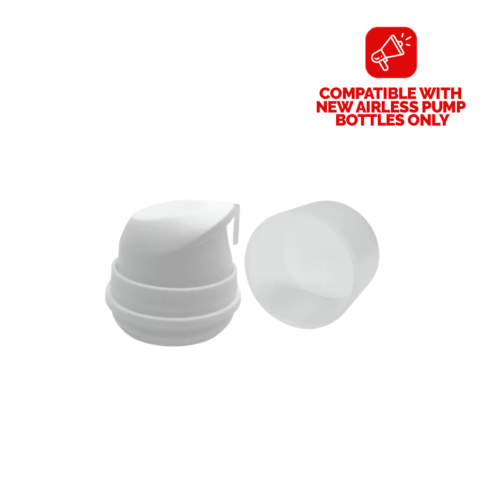 NEW AIRLESS PUMP METERED DOSAGE ENGINE 0.5ML WHITE