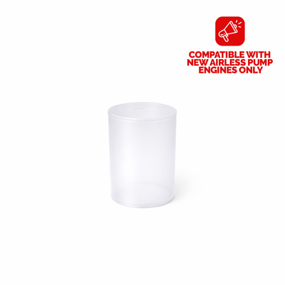 NEW AIRLESS PUMP BOTTLE 50ML FROSTED