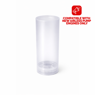 NEW AIRLESS PUMP BOTTLE 150ML TRANSPARENT