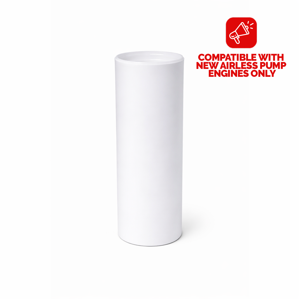 NEW AIRLESS PUMP BOTTLE 150ML WHITE