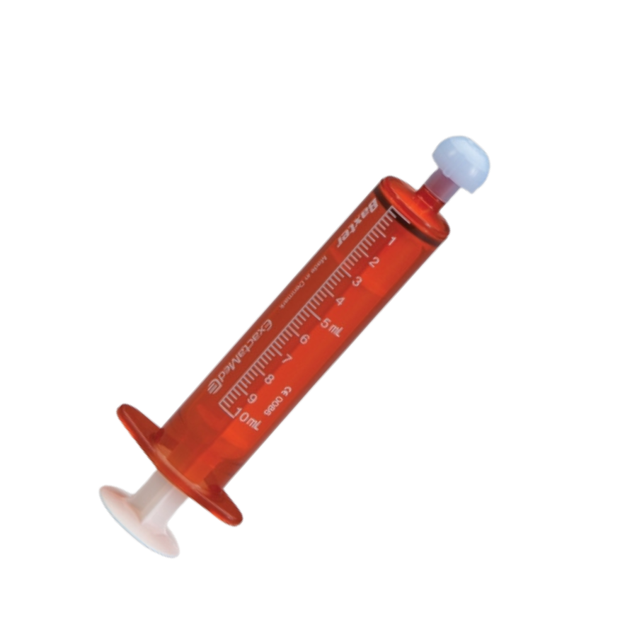 DISPENSING SYRINGE 10ML ORAL-TOPICAL AMBER